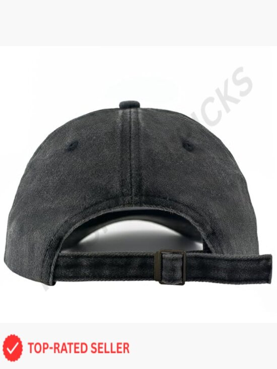 Embroidered Baseball Cap Vintage Washed Cotton Adjustable Dad Hat main image 4